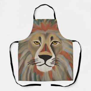 Lion Painting Schürze