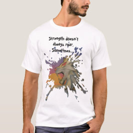 Lion Papercut Art Graphic T-Shirt