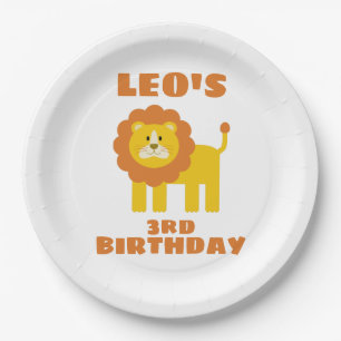 Lion Pappteller