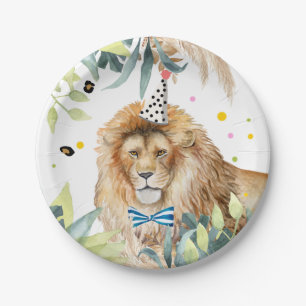 Lion Party Animals Jungle Birthday Safari Pappteller