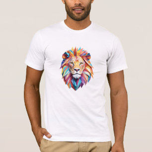 Lion Playful Adorable Fun Tier farbenfroh fröhlich T-Shirt