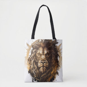 Lion Portrait Animal Painting Wildlife