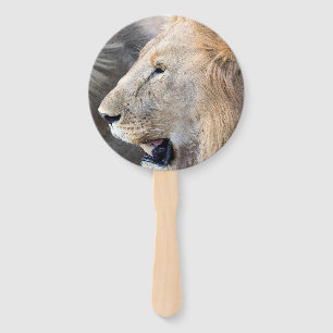 Lion Portrait Fächer