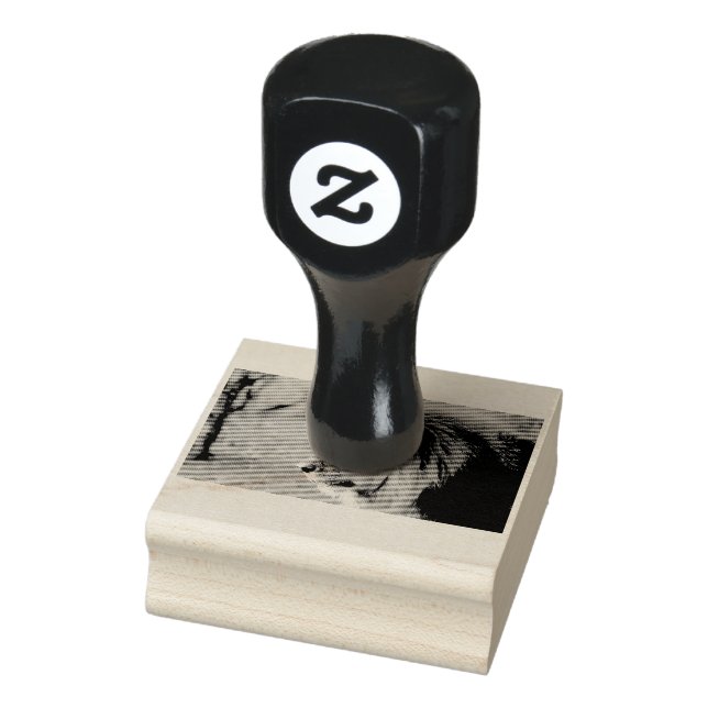 Lion Portrait Gummistempel (Stempel)