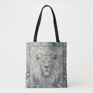 Lion Portrait Mosaik Art