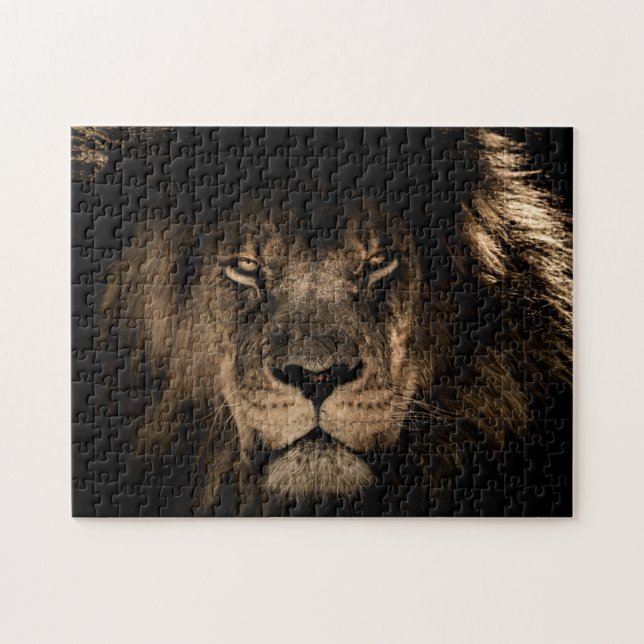 Lion Portrait Puzzle (Horizontal)