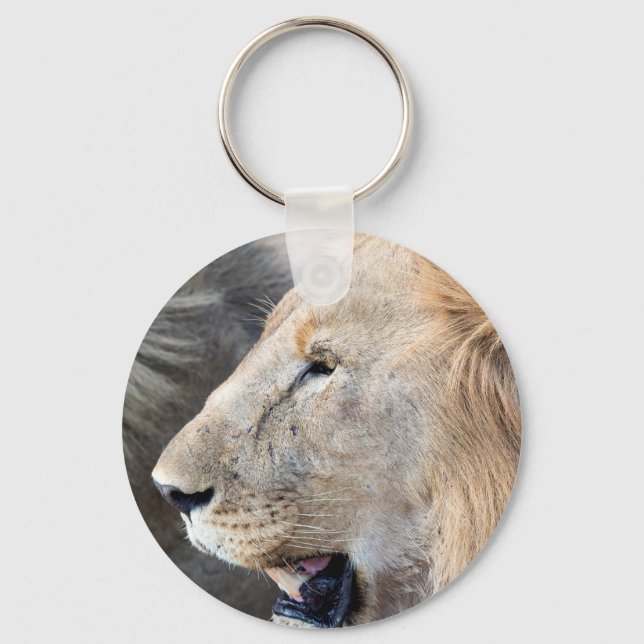 Lion Portrait Schlüsselanhänger (Vorderseite)