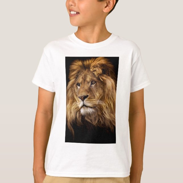 Lion-Portrait T-Shirt (Vorderseite)