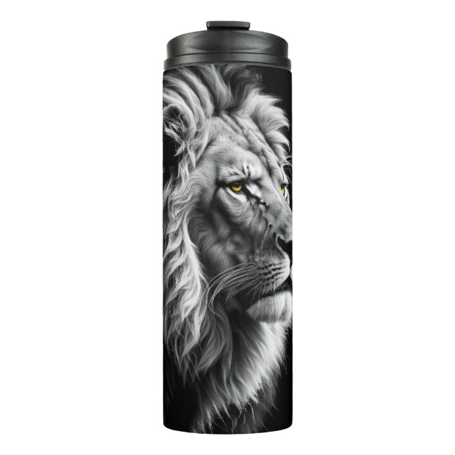 Lion Portrait Thermosbecher (Vorderseite)