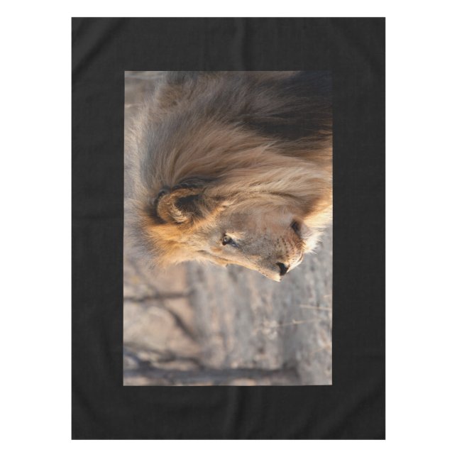 Lion Portrait Tischdecke (Vorderseite)