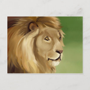 Lion Post Card Postkarte