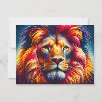 Lion Postkarte