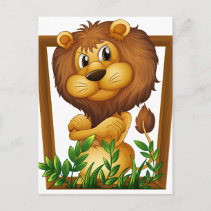 Lion Postkarte