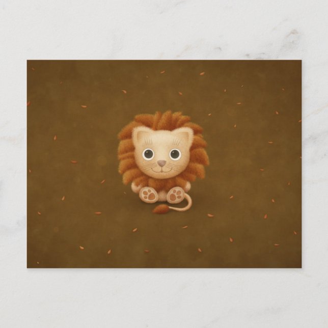 Lion Postkarte (Vorderseite)