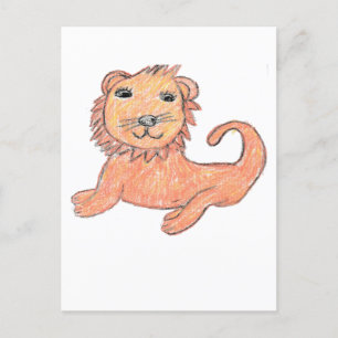 Lion Postkarte