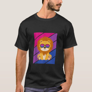 Lion Pride Bisexual Flag LGBTQ Stolz Alleinstolz S T-Shirt