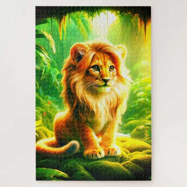 Lion Puzzle (Vertikal)