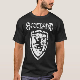 Lion Rampant aus Schottland in schottischem Schild T-Shirt