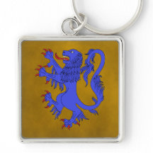Lion Rampant Azure