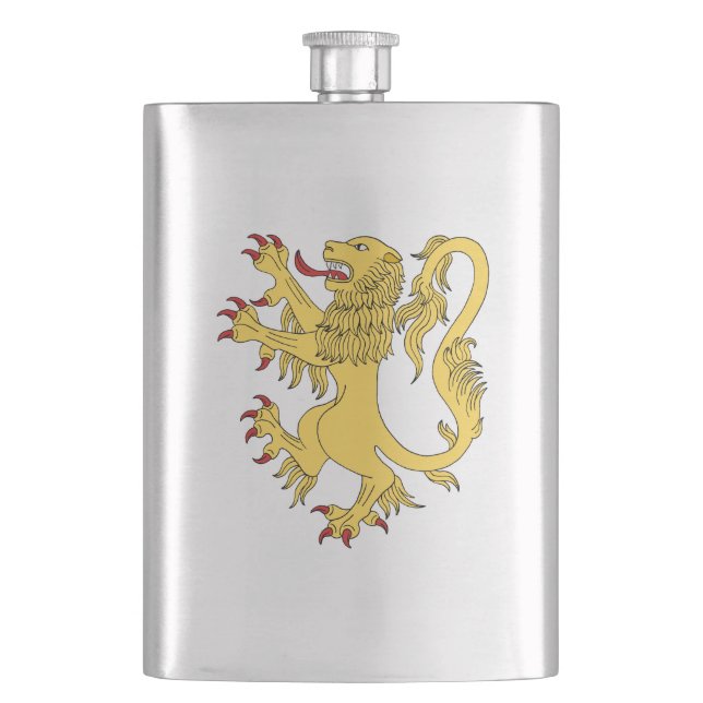 Lion Rampant Flachmann (Vorderseite)