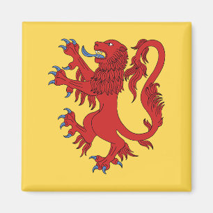 Lion Rampant Gules Magnet