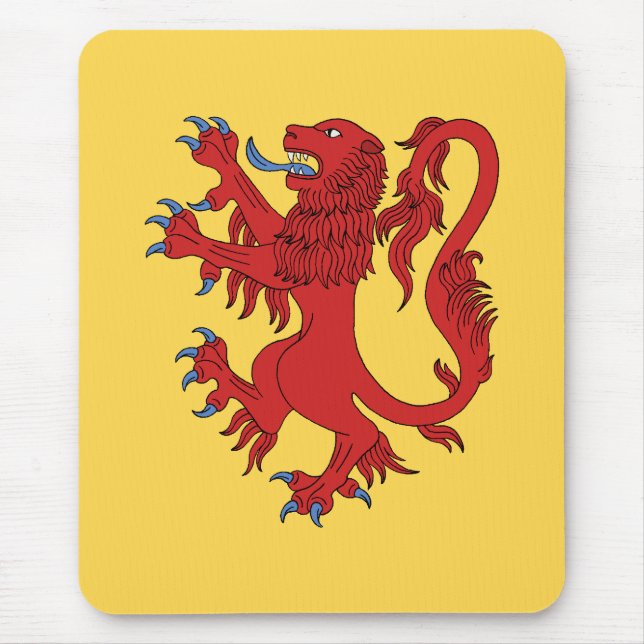 Lion Rampant Gules Mousepad (Vorne)
