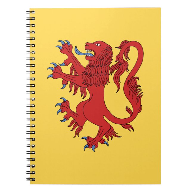 Lion Rampant Gules Notizblock (Vorderseite)