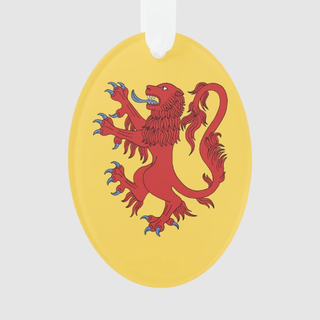 Lion Rampant Gules Ornament (Vorderseite)