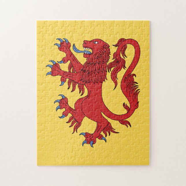 Lion Rampant Gules Puzzle (Vertikal)