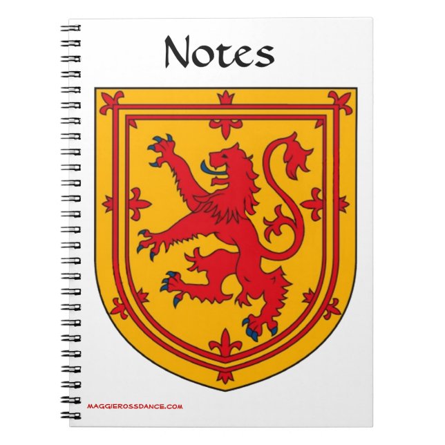Lion Rampant Journal Notizblock (Vorderseite)