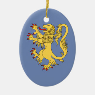 Lion Rampant Keramikornament