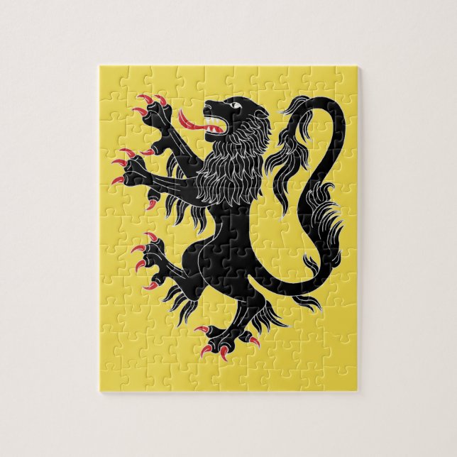 Lion Rampant Sable Puzzle (Vertikal)