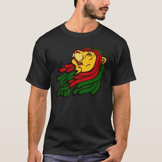 LION RASTA T-Shirt (Vorderseite)