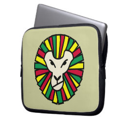 Lion Rastafarian Flag Laptopschutzhülle