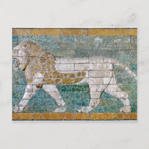 Lion repräsentiert Ishtar Postkarte