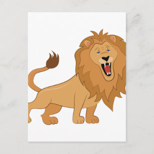 Lion Roar Postkarte