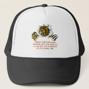 Lion Roar Power - Motivierend Zitat Trucker Cap Truckerkappe