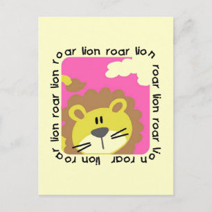 Lion Roar Tshirts und Geschenke Postkarte