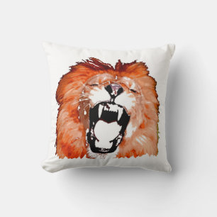 Lion Roaring American MoJo Pillow Kissen