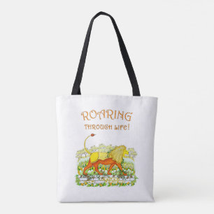 Lion Roaring Through Life Toto Bag