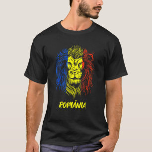 Lion Romania Flag Rumänien T-Shirt