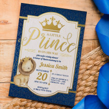 Lion Royal Prince Baby Dusche
