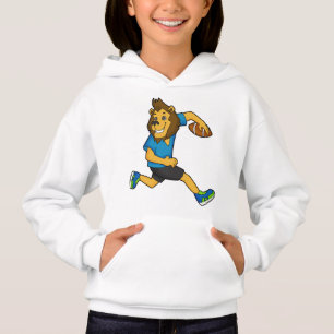 Lion Rugby Player Football Hoodie