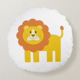 Lion Rundes Kissen