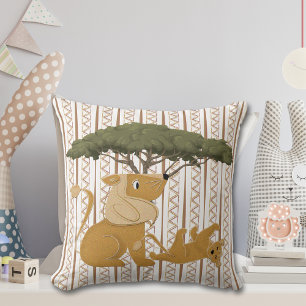 Lion Safari Family Kissen