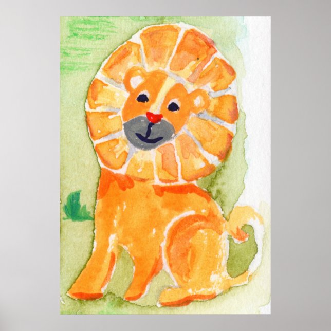 Lion Safari Friend Poster (Vorne)