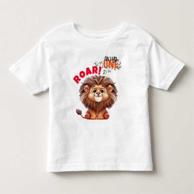 Lion Safari Wild One T - Shirt (Vorderseite)