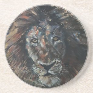 Lion Sandstein Untersetzer