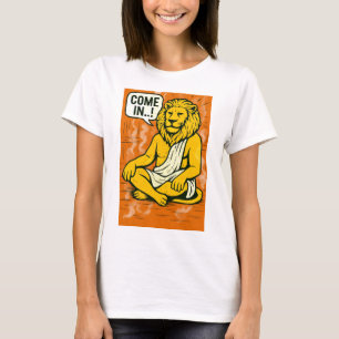 Lion Sauna - Klassischer Pop Art T-Shirt