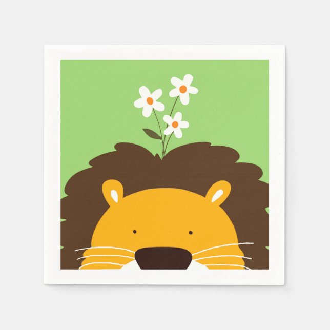 Lion Serviette (Vorderseite)